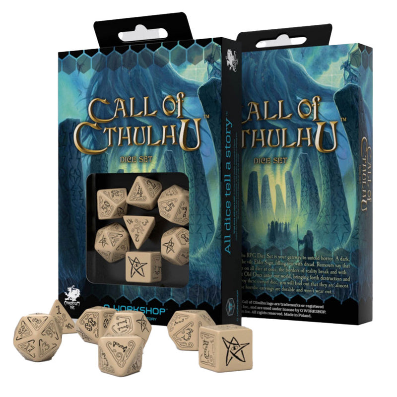  Q Workshop Juego de Dados La Llamada de Cthulhu 7uds