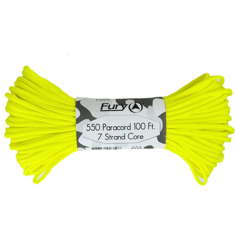  Fury Neon Paracord con núcleo de 7 hilos 550 g 30 m