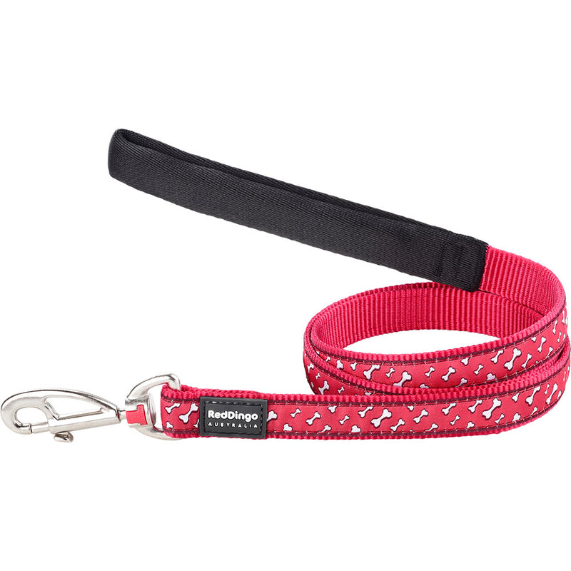  Correa para perros Flying Bones (rojo)