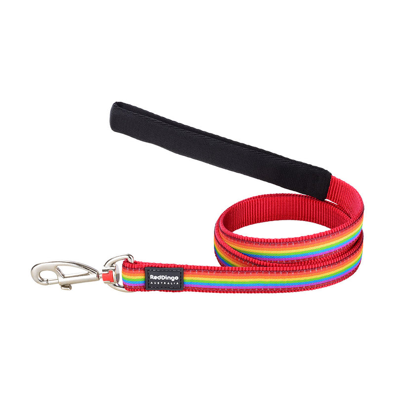  Correa para perros arcoíris (rojo)