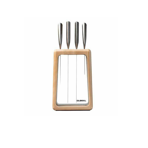 Global Knives Hashira Knife Block Set (5pcs)