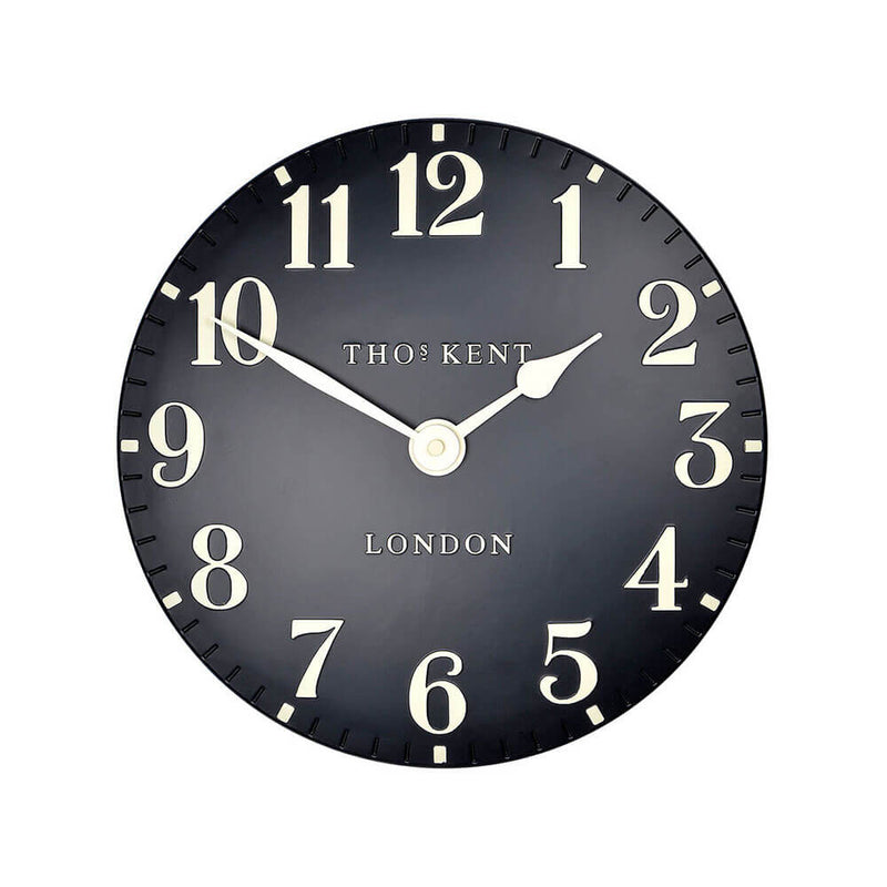 Thomas Kent Arabic Wall Clock with 3D Numerals 30cm