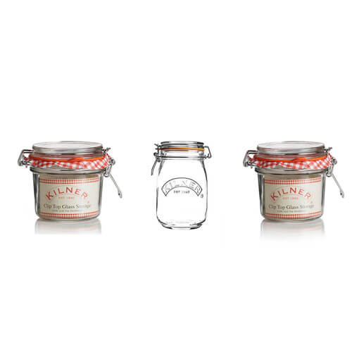 Kilner Clip Top Round Jar (Clear)