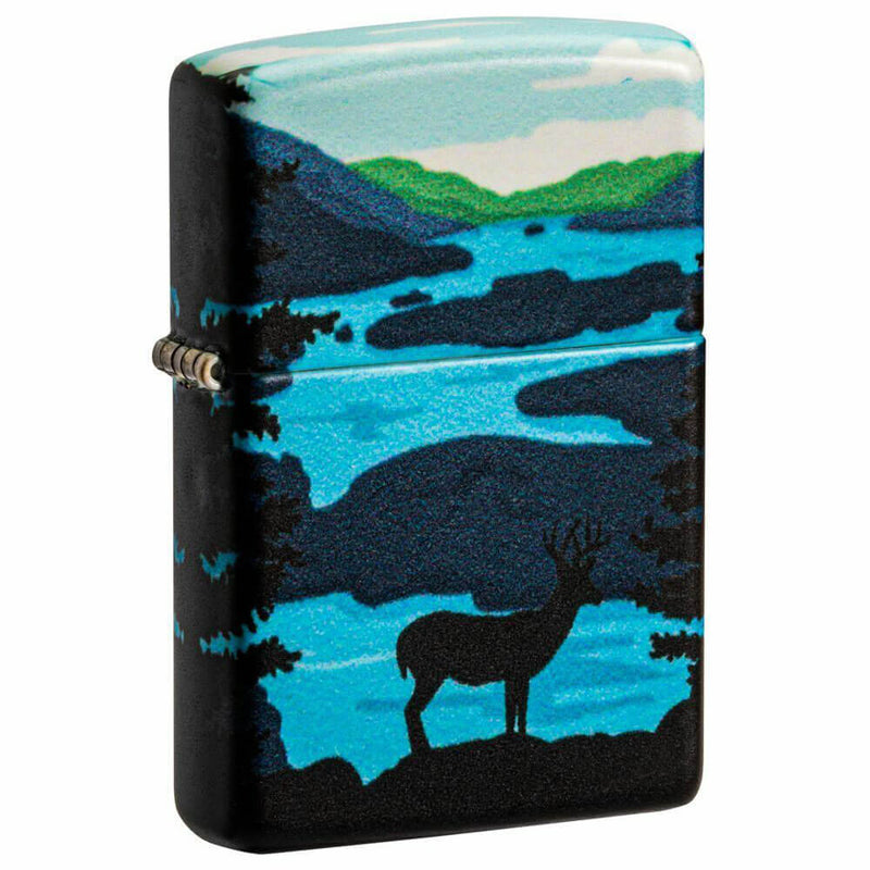  Encendedor Zippo con diseño de paisaje