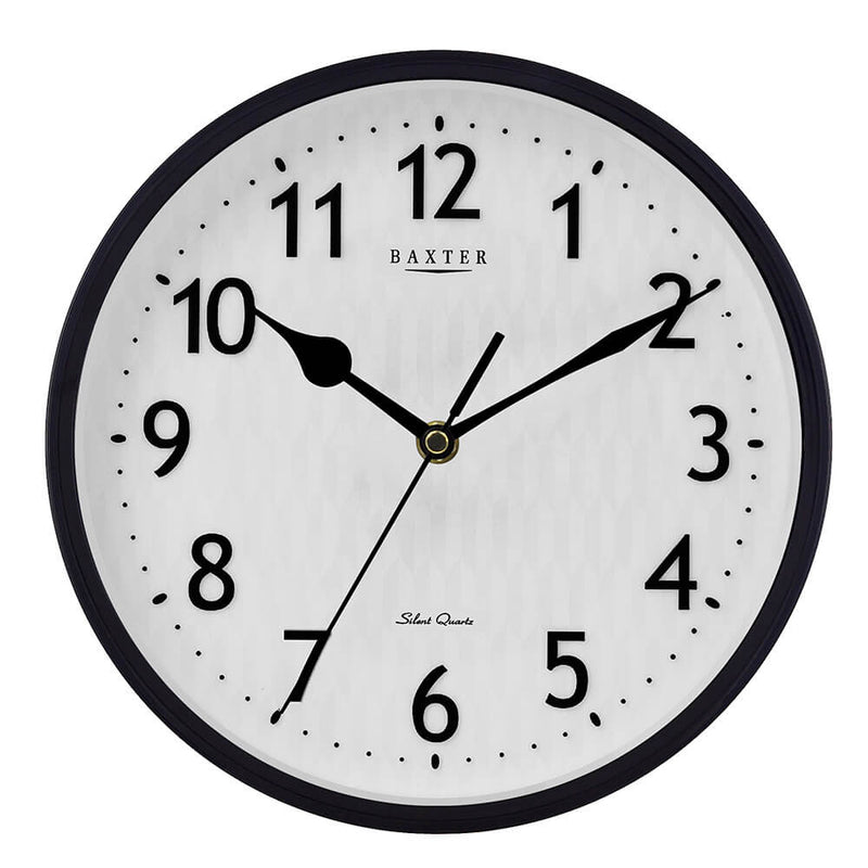  Reloj de pared de aluminio 3D Baxter Emory 25 cm