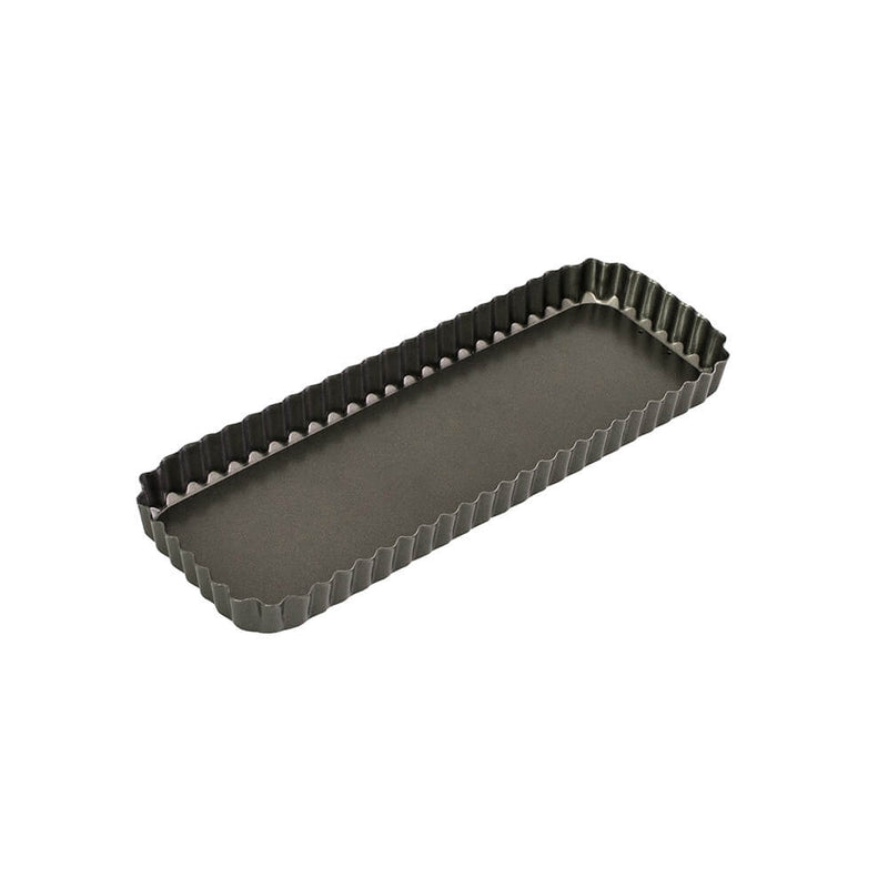  Molde para quiche rectangular de base suelta Bakemaster