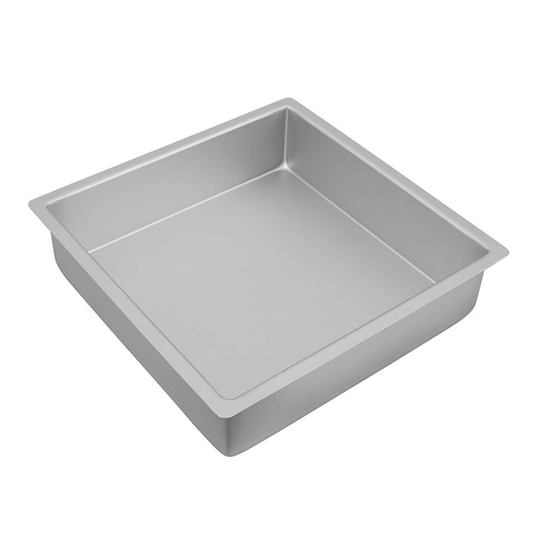 Bakemaster Square Cake Pan (Silver Anodised)