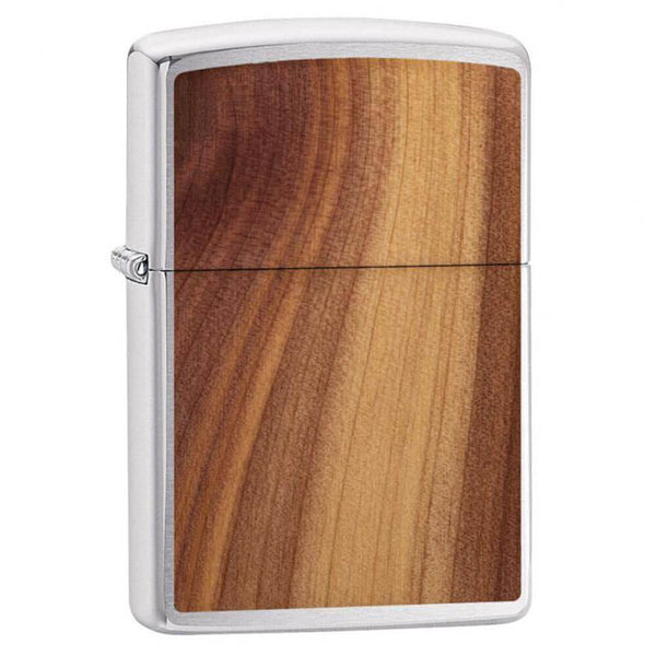 Zippo Chrome Cedar Emblem Lighter