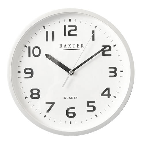 Baxter Adams Arabic Wall Clock 25cm