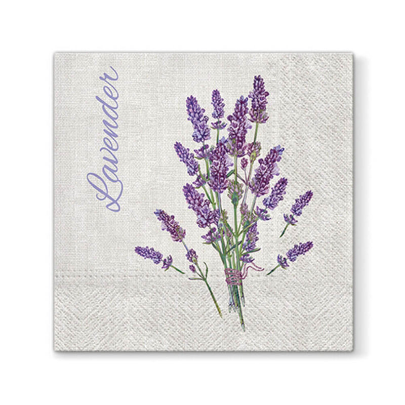  Servilleta de almuerzo Paw Lavender 33 cm (paq. de 20)