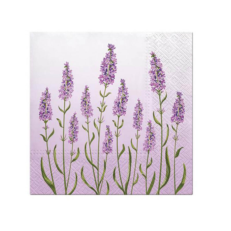 Paw Lavender Lunch Napkin 33cm (20pk)