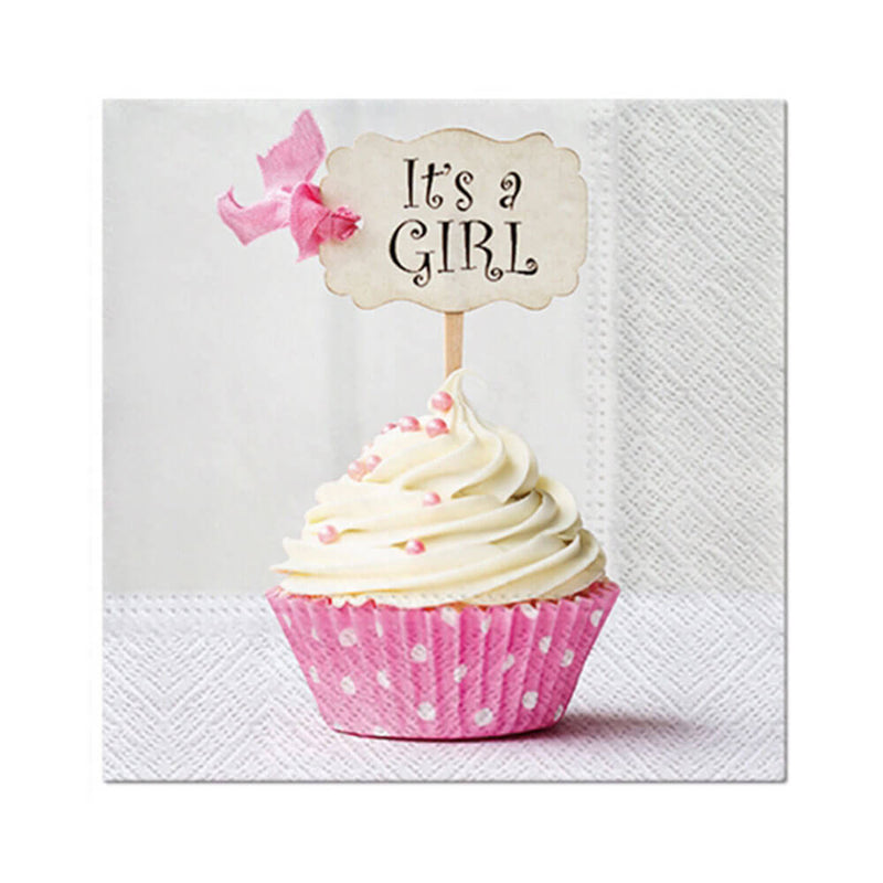  Servilleta de almuerzo Paw Cupcake 33 cm (paq. 20)