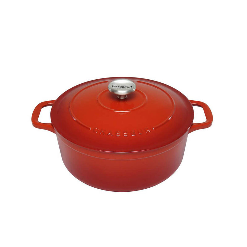  Horno Francés Redondo Chasseur (Rojo Inferno)