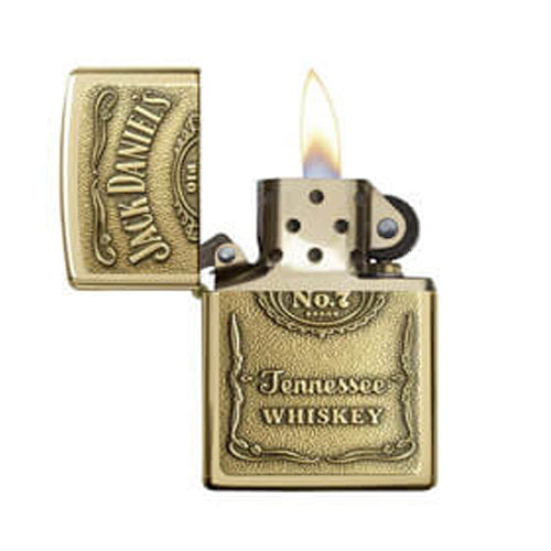 Jack Daniels Label Chip High Polish Lighter