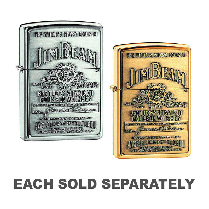 Jim Beam Full Label Chip High Polish Lighter