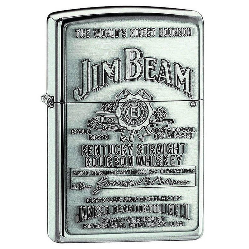  Encendedor Jim Beam Full Label Chip de alto brillo