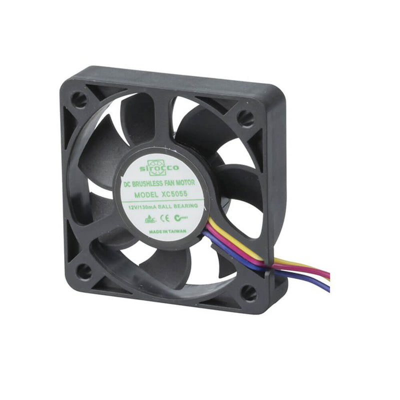  Ventilador Sirocco de 3 hilos con rodamiento de bolas (12 VCC)