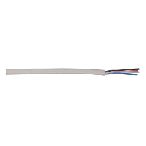 Security System 4 Core Alarm Cable (White)