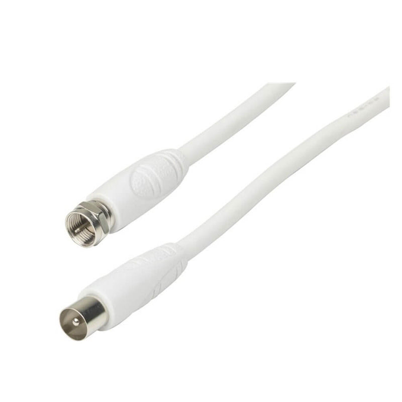  Cable de enchufe coaxial tipo F a TV de 1,5 m