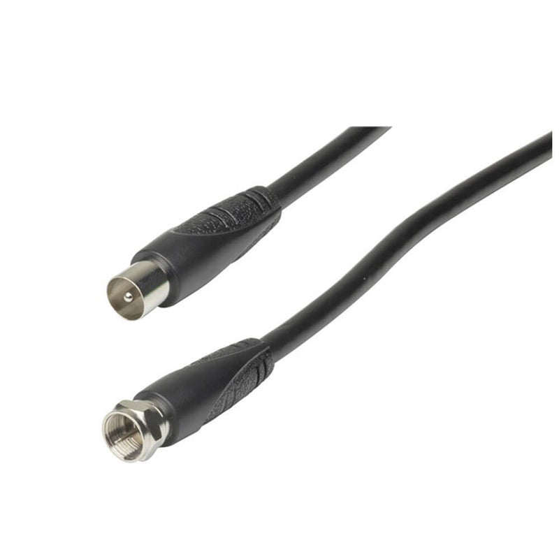  Cable de enchufe coaxial tipo F a TV de 1,5 m