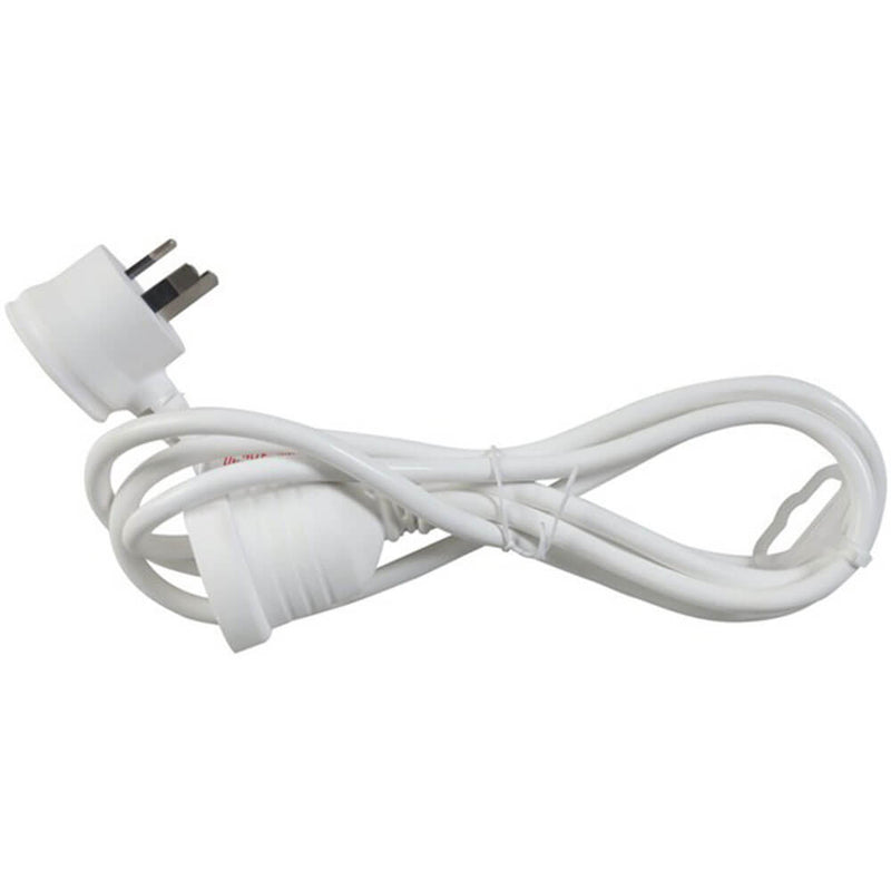  Cable de extensión de red con enchufe Piggyback 240V 10A (blanco)