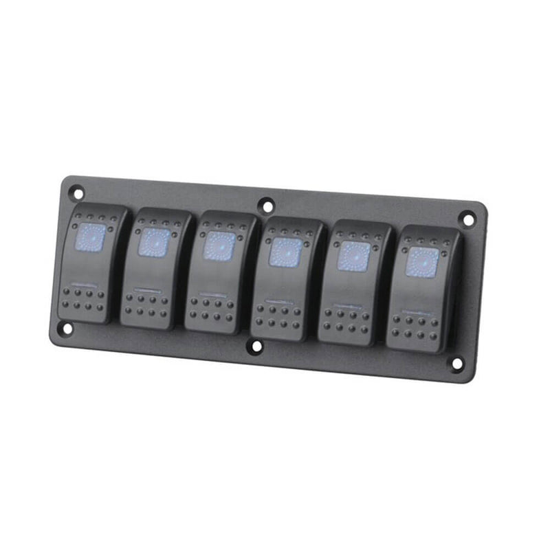  Panel de interruptor basculante iluminado (LED azul)