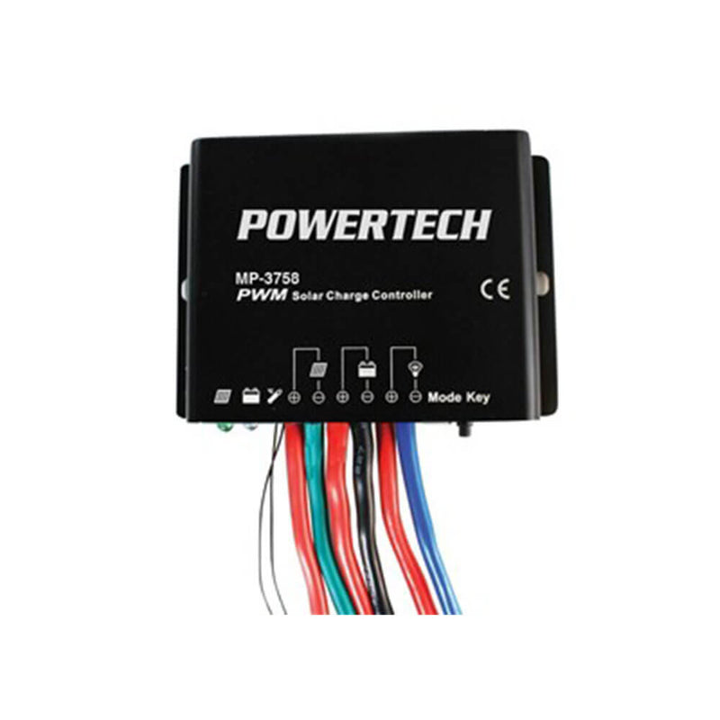  Controlador de carga solar Powertech PWM (12V o 24V)