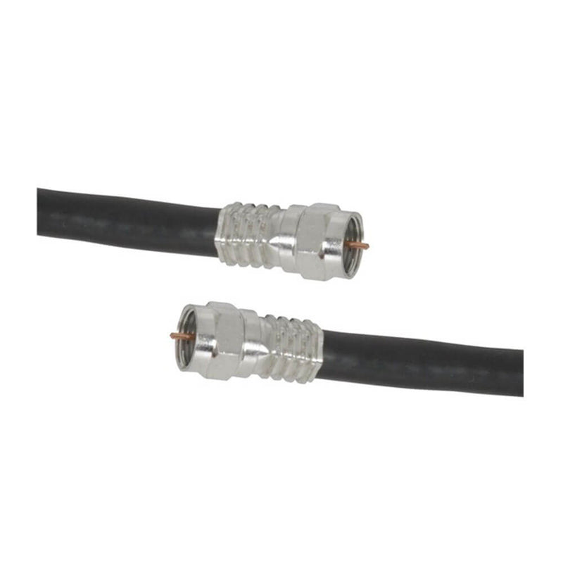  Cable de blindaje cuádruple RG6 de alta calidad (negro)