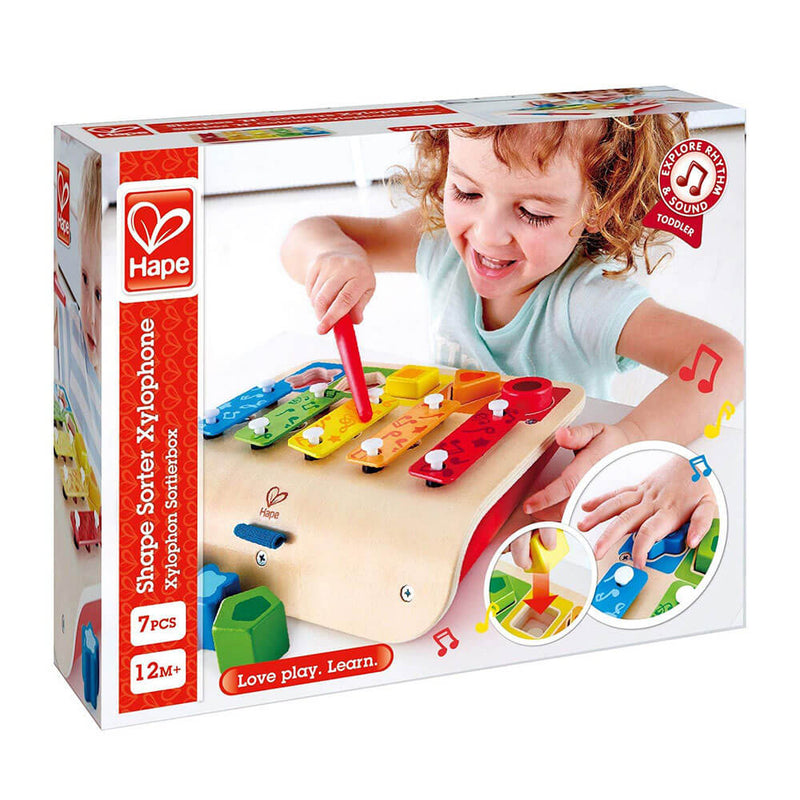 Hape Shape Sorter Xylophone Wooden Instrument Toy