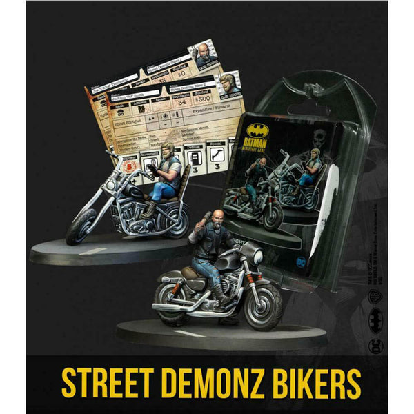 Batman Miniature Game Street Demonz Bikers