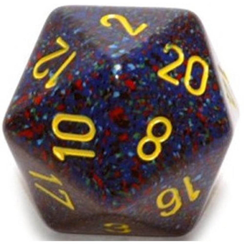  Dados D20 moteados (34 mm)