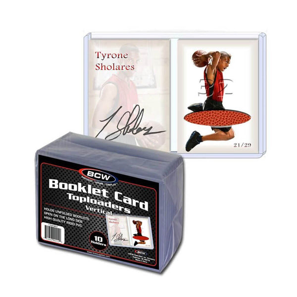 BCW Topload Holder Booklet Card (Vertical)