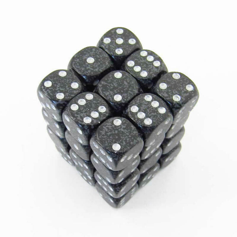  Dados D6 Moteados 12mm (36 Dados)