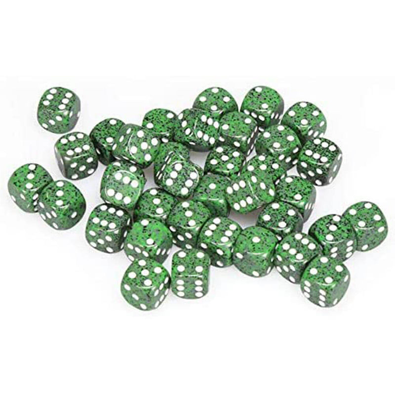  Dados D6 Moteados 12mm (36 Dados)