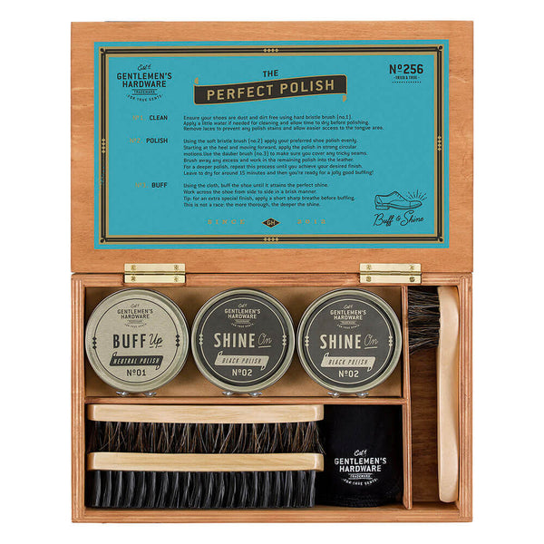 Gentlemen's Hardware Shoe Shine Cigar Box