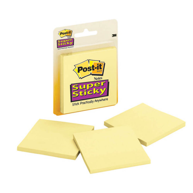  Notas Post-it Super Sticky 76x76mm (3 blocs)