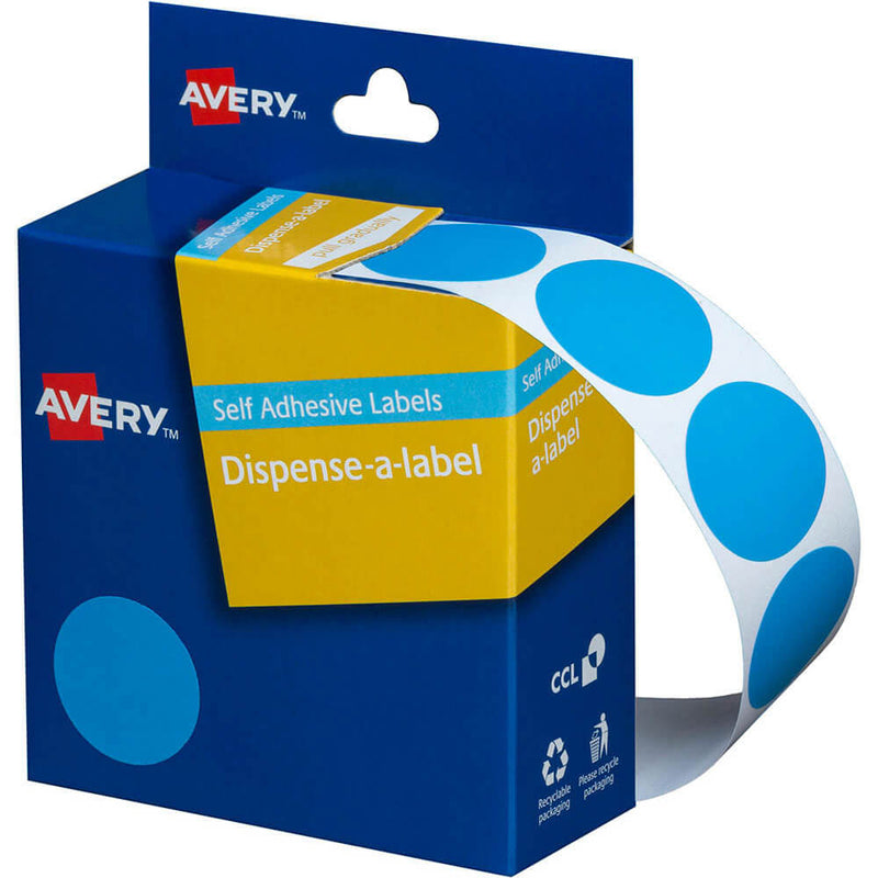  Avery Etiquetas Autoadhesivas de Puntos 14mm (1050uds)