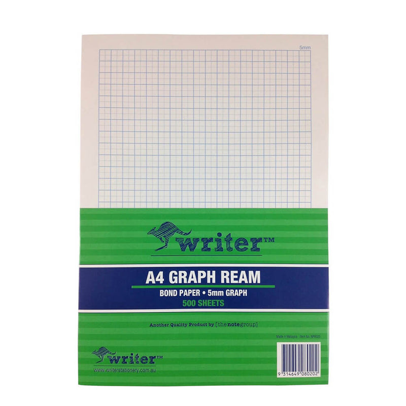 Writer Portrait Graph Paper (1 Ream)