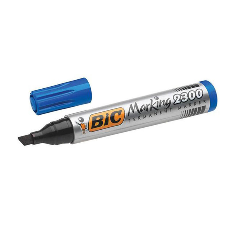  Marcador permanente con punta de cincel Bic, 12 piezas (3,1-5,3 mm)