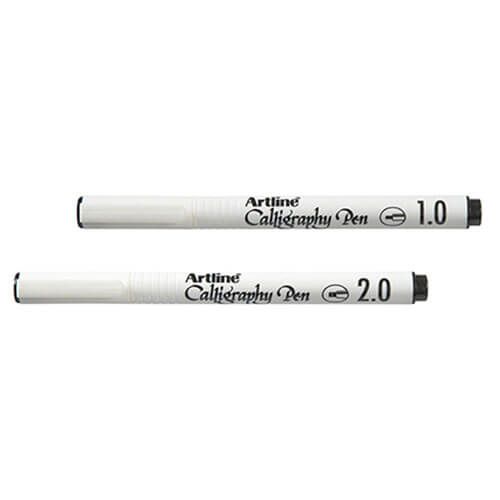 Artline Calligraphy Pen 12pcs (Black)