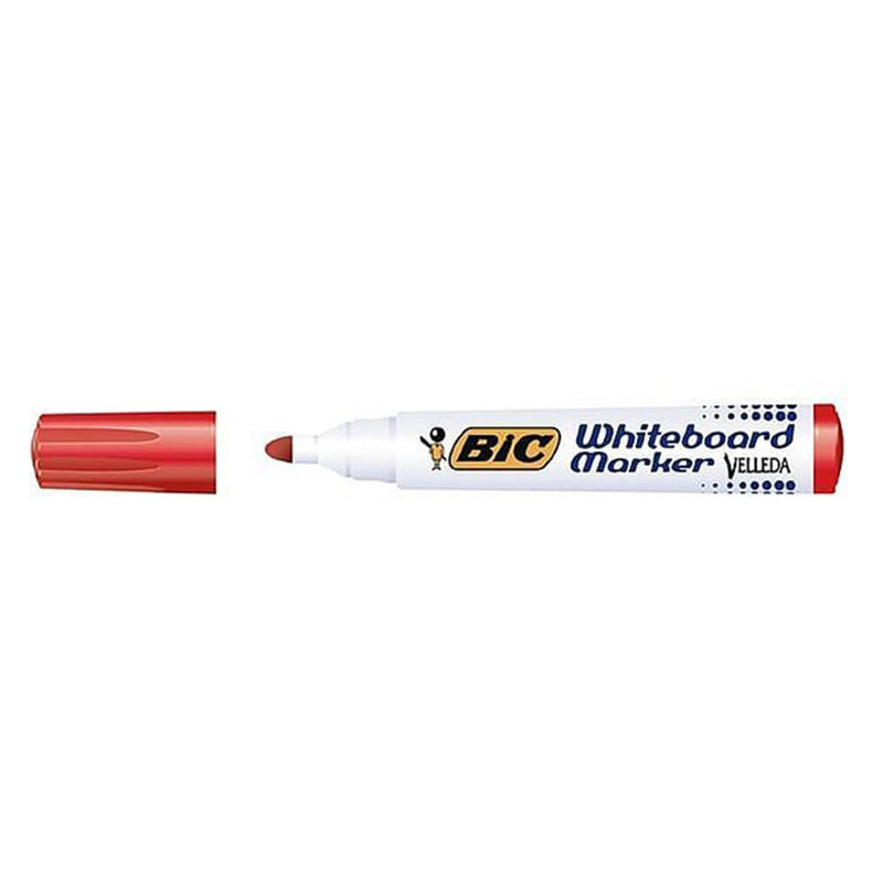  Marcadores de punta redonda para pizarra blanca Bic (caja de 12)