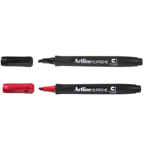 Artline Supreme 2.5mm Chisel Tip Marker 12pcs