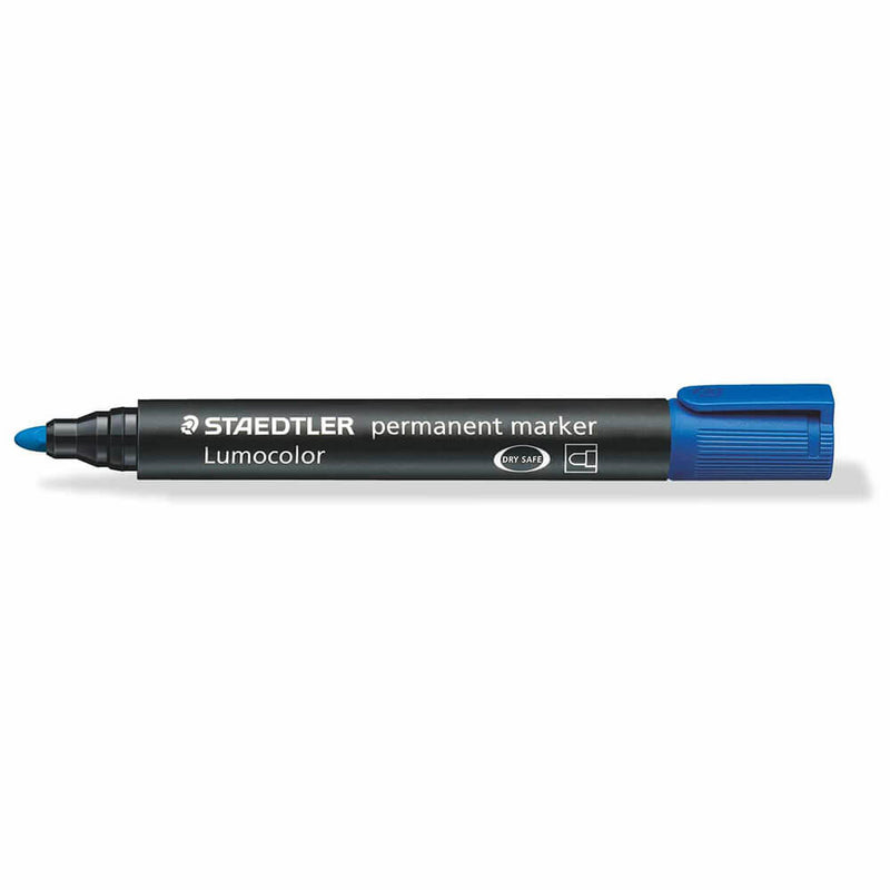  Rotulador permanente Staedtler Lumocolor con punta de bala, 10 unidades