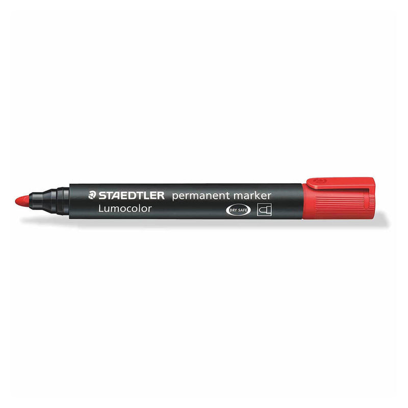  Rotulador permanente Staedtler Lumocolor con punta de bala, 10 unidades