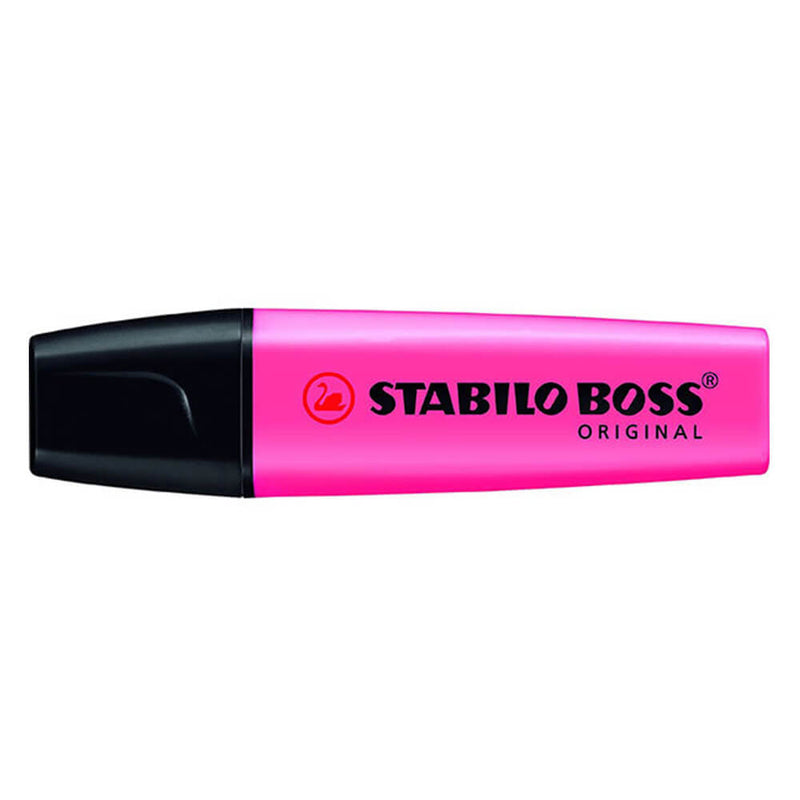 Rotulador resaltador original Stabilo Boss (caja de 10)