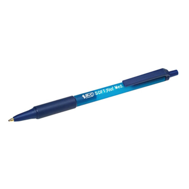  Bolígrafo retráctil Bic Soft Feel (caja de 12)