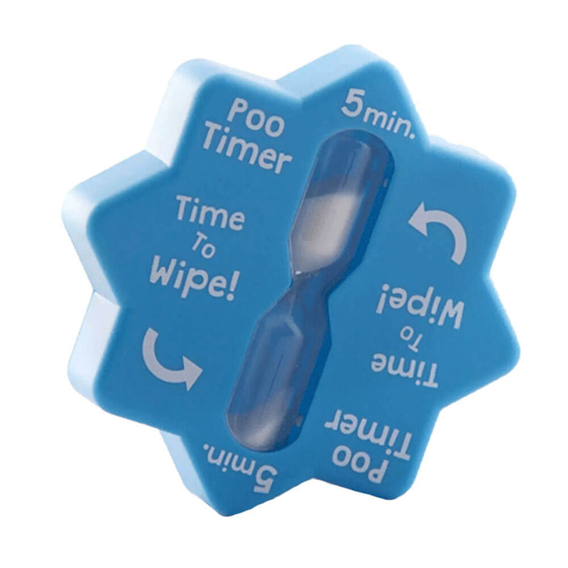 Poo Timer Times Up Get Wiping 5mins (Blue)